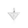 Sterling Silver Travel Charm, Nepal Passport Stamp - JET SET CANDY (1720199544890)