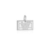 Sterling Silver Russia Travel Charm, Passport Stamp - JET SET CANDY (1720201314362)