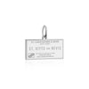 Silver Travel Charm, Saint Kitts and Nevis Passport Stamp - JET SET CANDY (1720206786618)