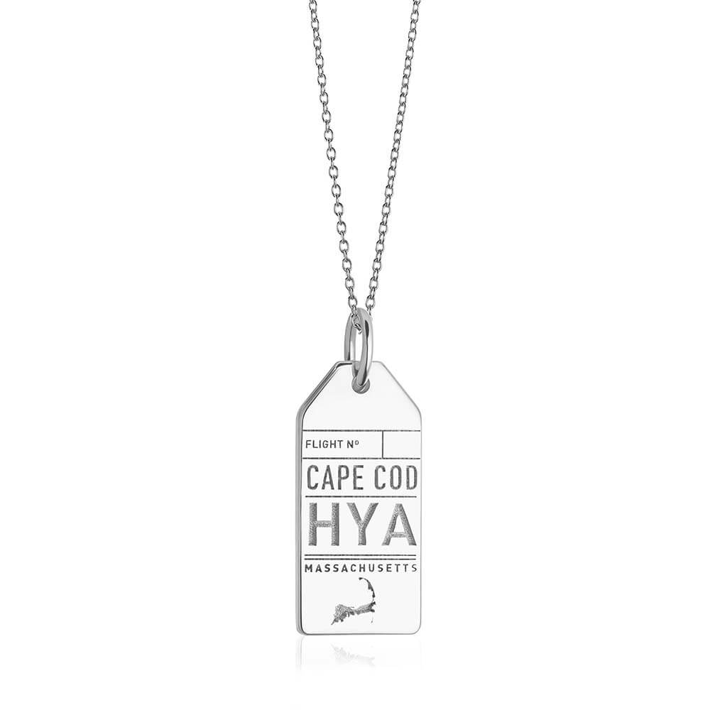 Silver Cape Cod Charm, HYA Luggage Tag (SHIPS JUNE) - JET SET CANDY  (1720188010554)