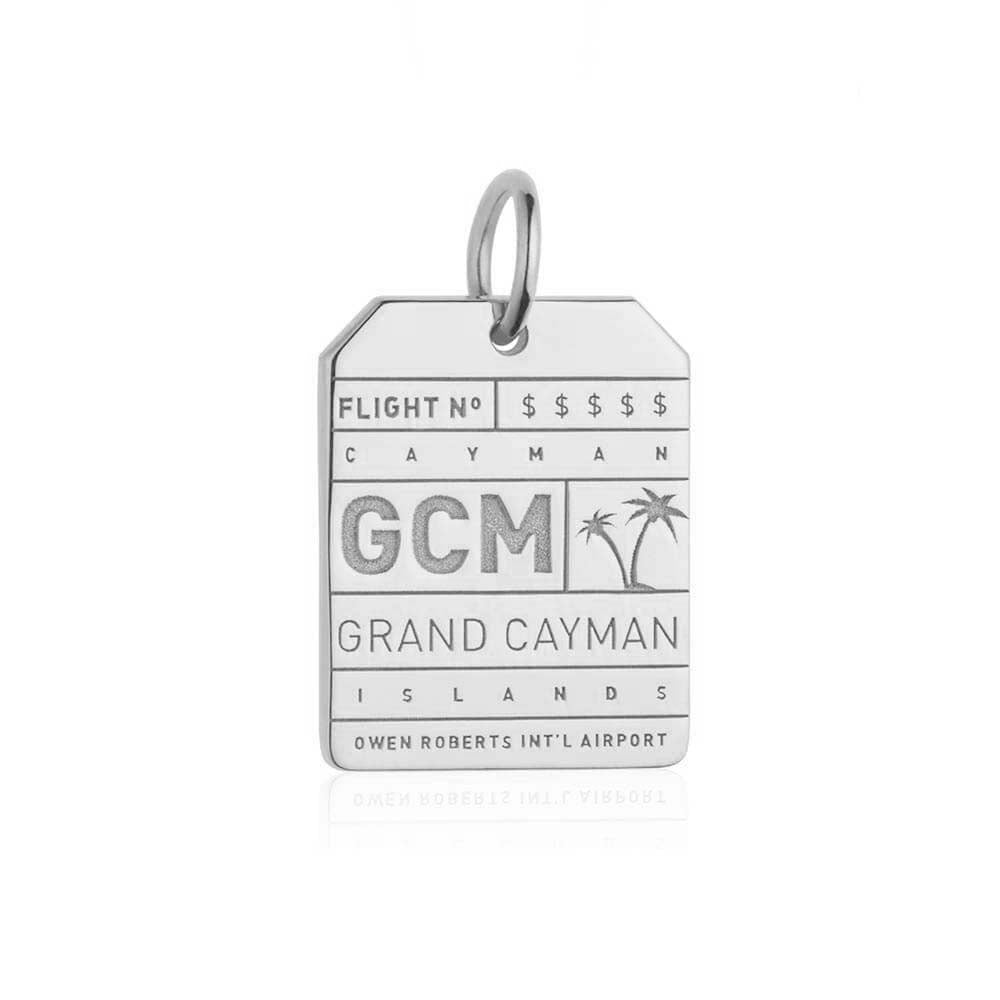 Silver Cayman Islands Charm, GCM Luggage Tag (SHIPS JUNE) - JET SET CANDY  (1720184668218)
