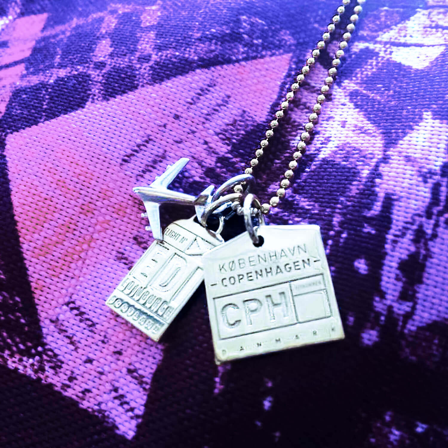 Silver Scotland Charm, EDI Edinburgh Luggage Tag (SHIPS JUNE) - JET SET CANDY  (1720180637754)