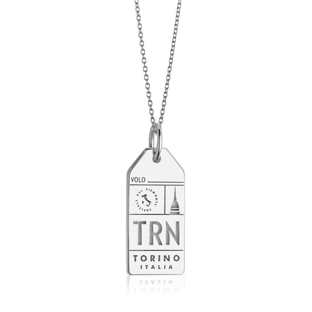 Silver Italy Charm, TRN Torino Luggage Tag - JET SET CANDY  (1720189026362)