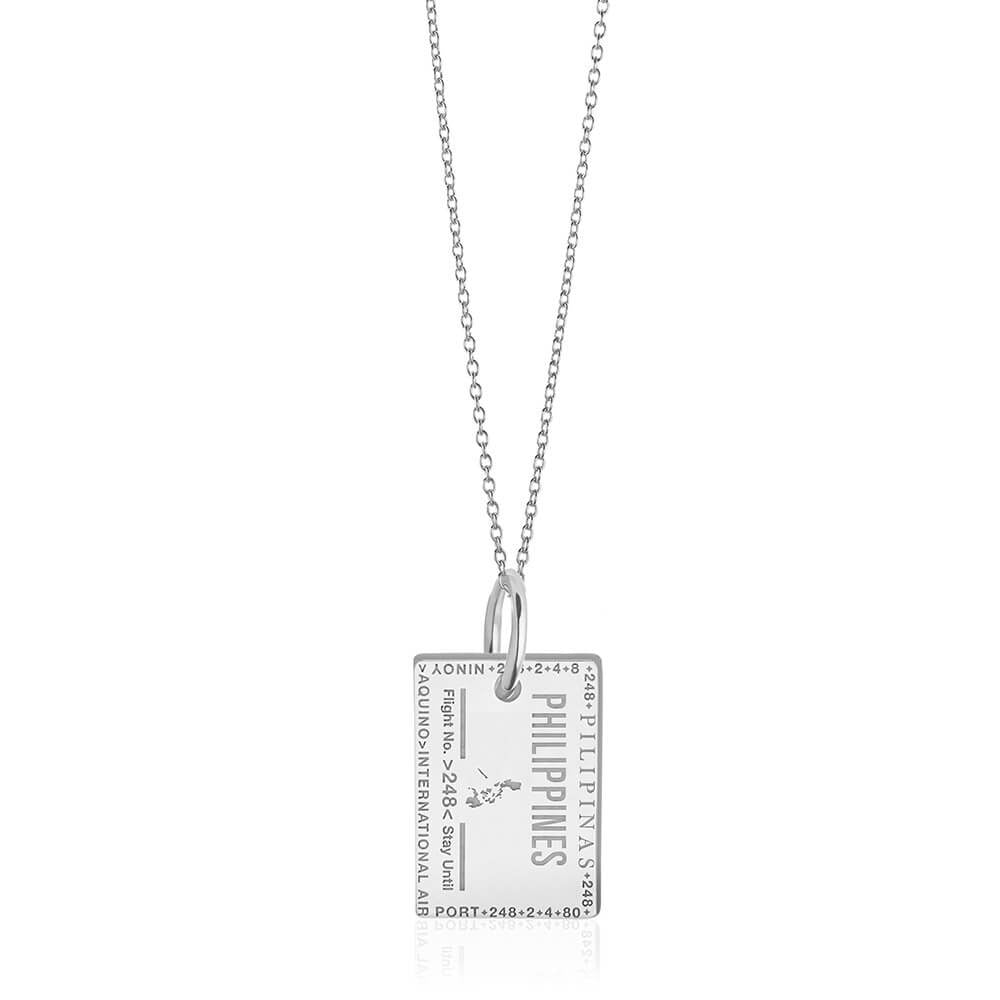 Sterling Silver Charm, Philippines Passport Stamp (1720199643194)