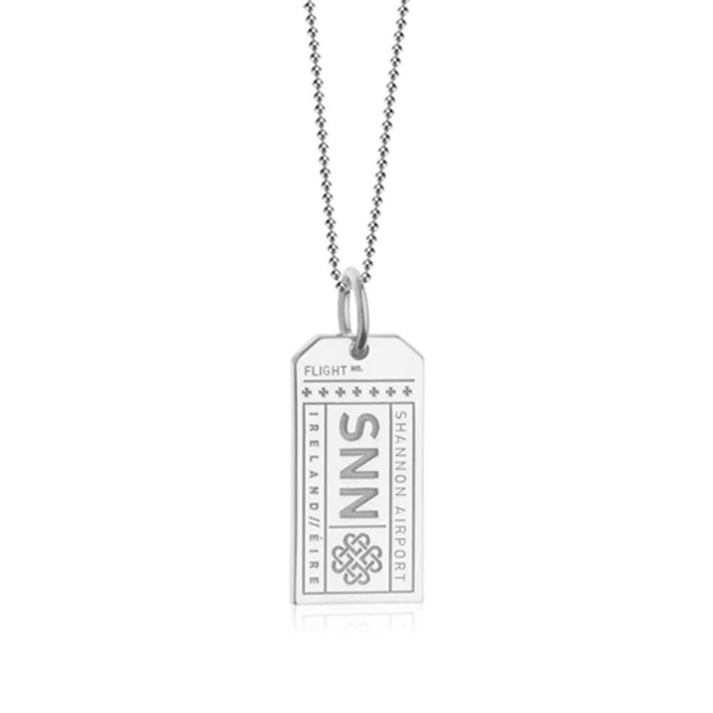 Silver Ireland Charm, SNN Shannon Luggage Tag (SHIPS JUNE) - JET SET CANDY  (1720195350586)