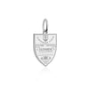 Sterling Silver Travel Charm, Slovakia Passport Stamp - JET SET CANDY (1720201445434)