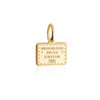 Solid Gold Mini United Kingdom Charm, Passport Stamp - JET SET CANDY (1720170709050)