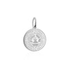 Sterling Silver Charm, Tajikistan Passport Stamp - JET SET CANDY (1720199970874)