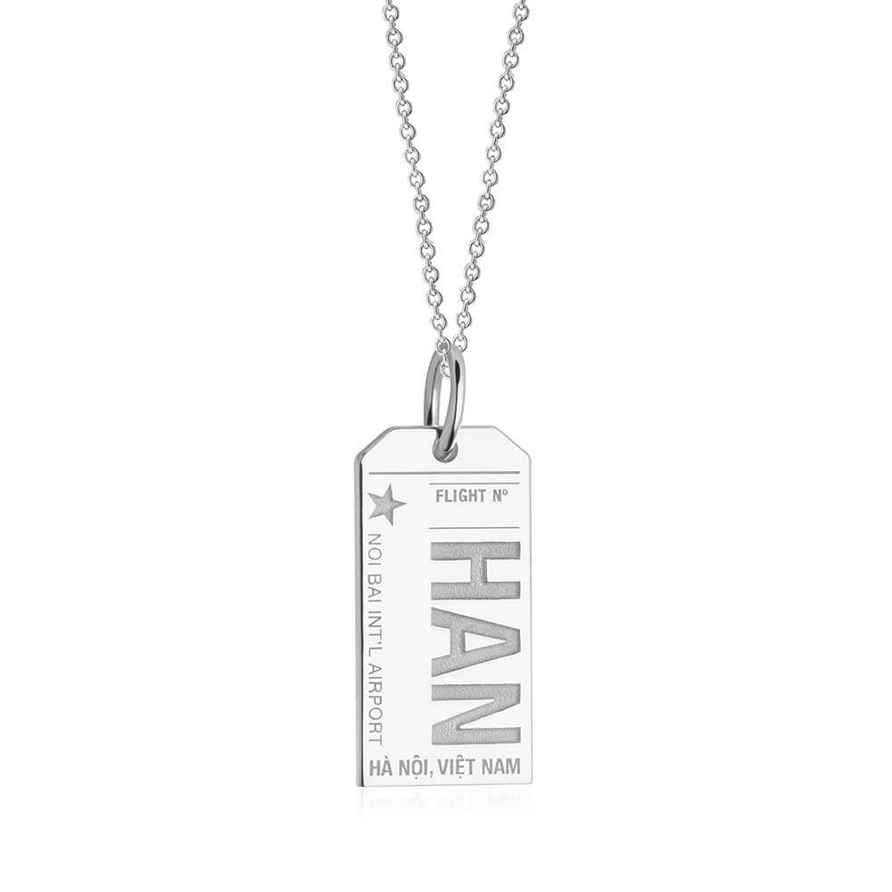 Silver Travel Charm, HAN Hanoi Luggage Tag - JET SET CANDY  (1720178933818)