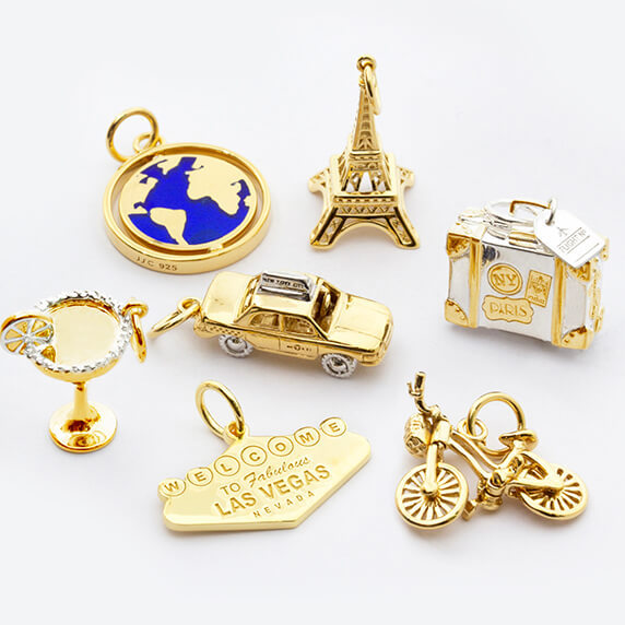 Solid Gold Charms