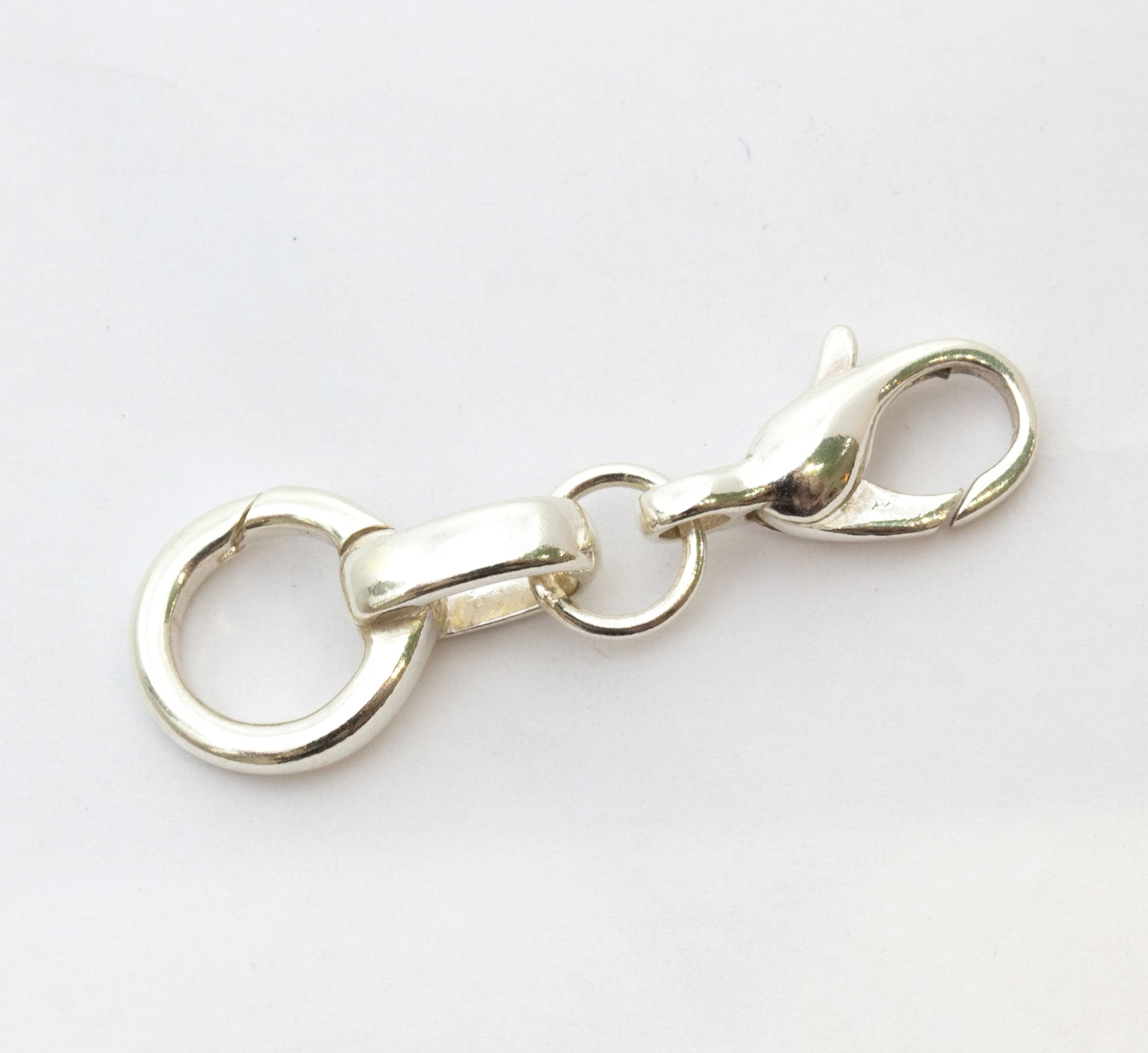Lobster Clasp and 1 x Infinity Link, Silver