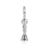 Hollywood Award Statue Charm Los Angeles Silver