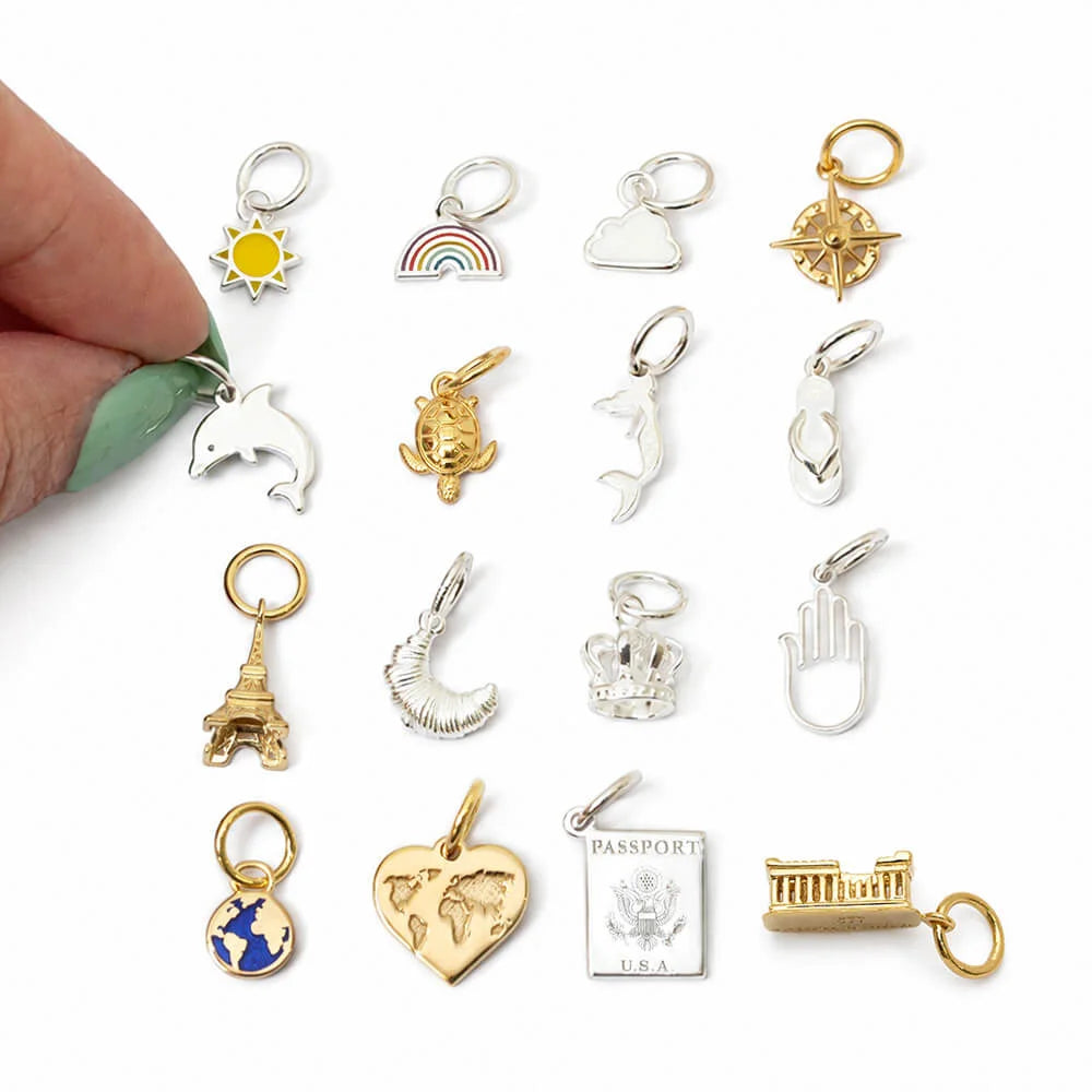 Rainbow Charm, Gold Mini