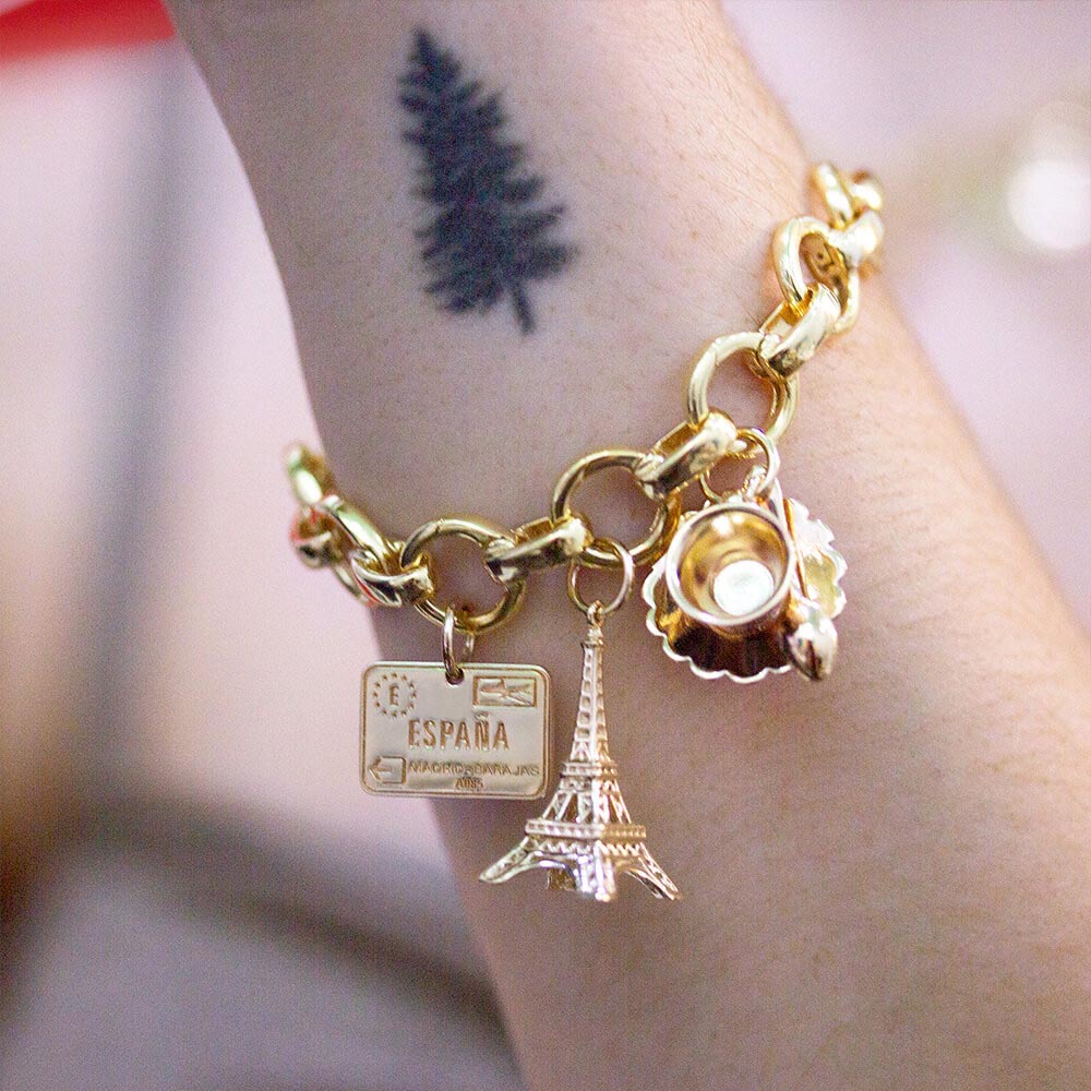 Charm Bracelet 14k Gold Charms For Chains Sophia Charm Bracelet - Main Image