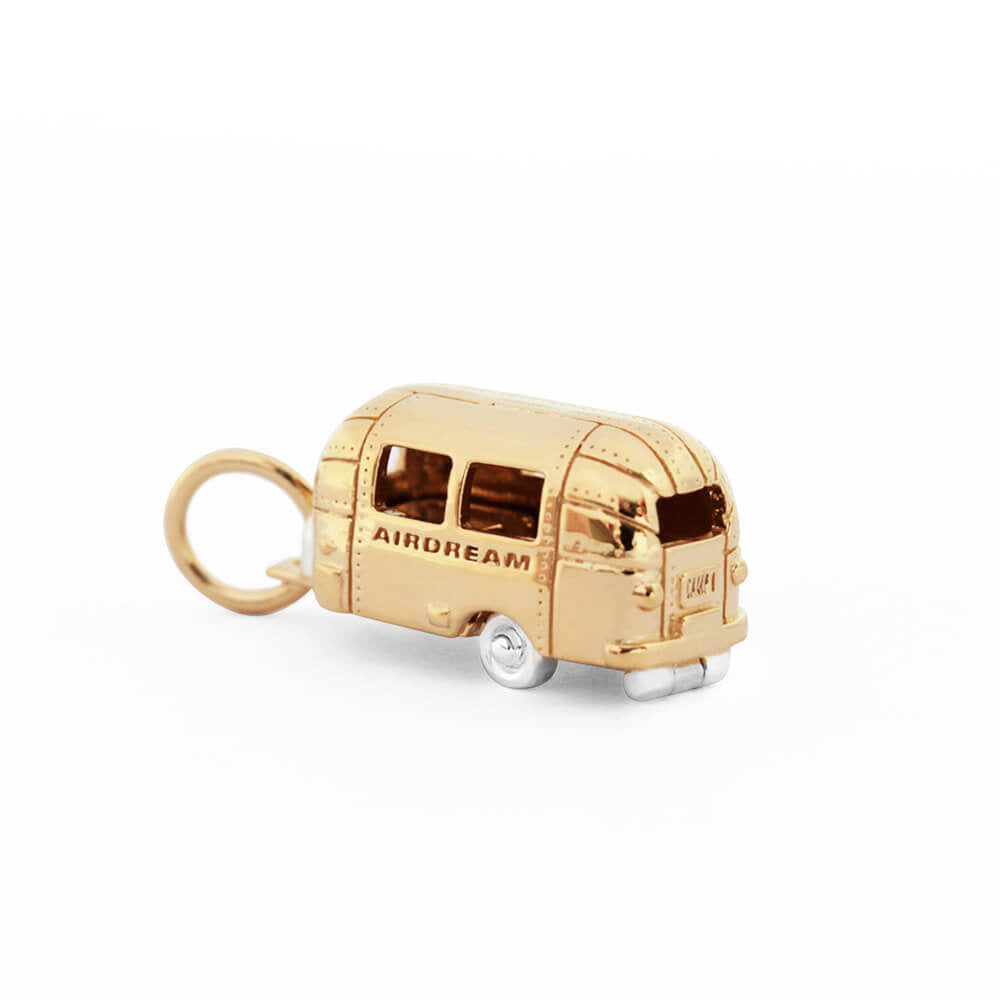 trailer airdream gold vermeil solid gold charm