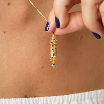 Galata Tower Istanbul Charm, Solid Gold