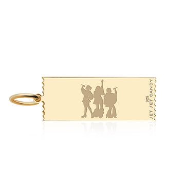 MAMMA MIA! X Jet Set Candy Broadway Charm, Solid Gold
