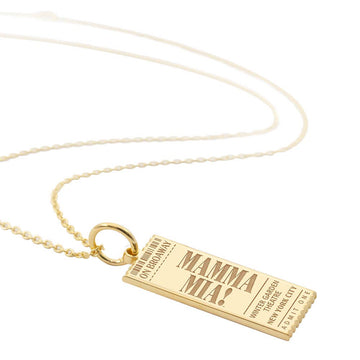 MAMMA MIA! X Jet Set Candy Broadway Charm, Solid Gold