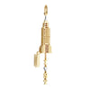 Empire State Building Charm, Solid Gold Two-Tone