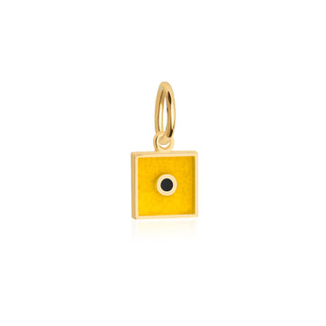 Letter I, Nautical Flag Gold Mini Charm