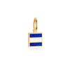 Letter J, Nautical Flag Gold Mini Charm