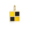 Letter L, Nautical Flag Gold Large Charm