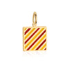 Letter Y, Nautical Flag Gold Large Charm