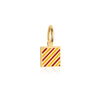 Letter Y, Nautical Flag Solid Gold Mini Charm