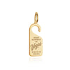 Las Vegas Do Not Disturb Charm, Solid Gold