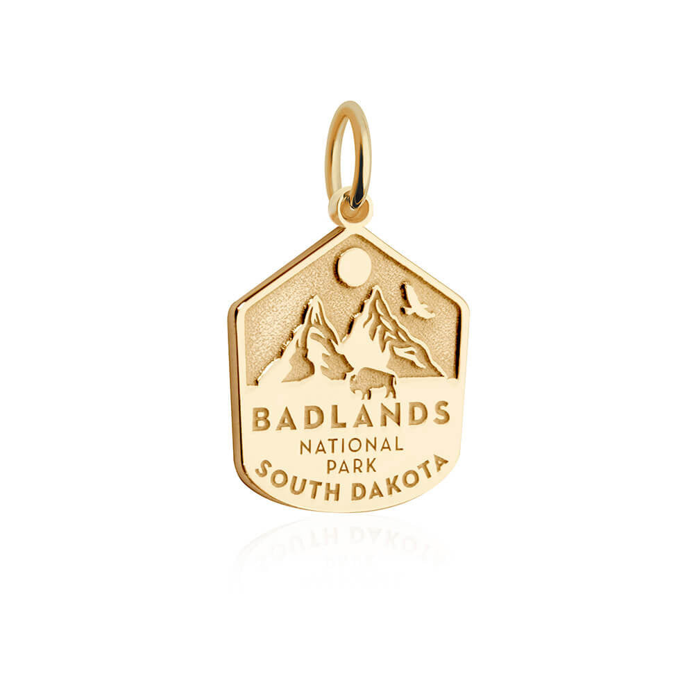 Badlands National Park Charm, Gold