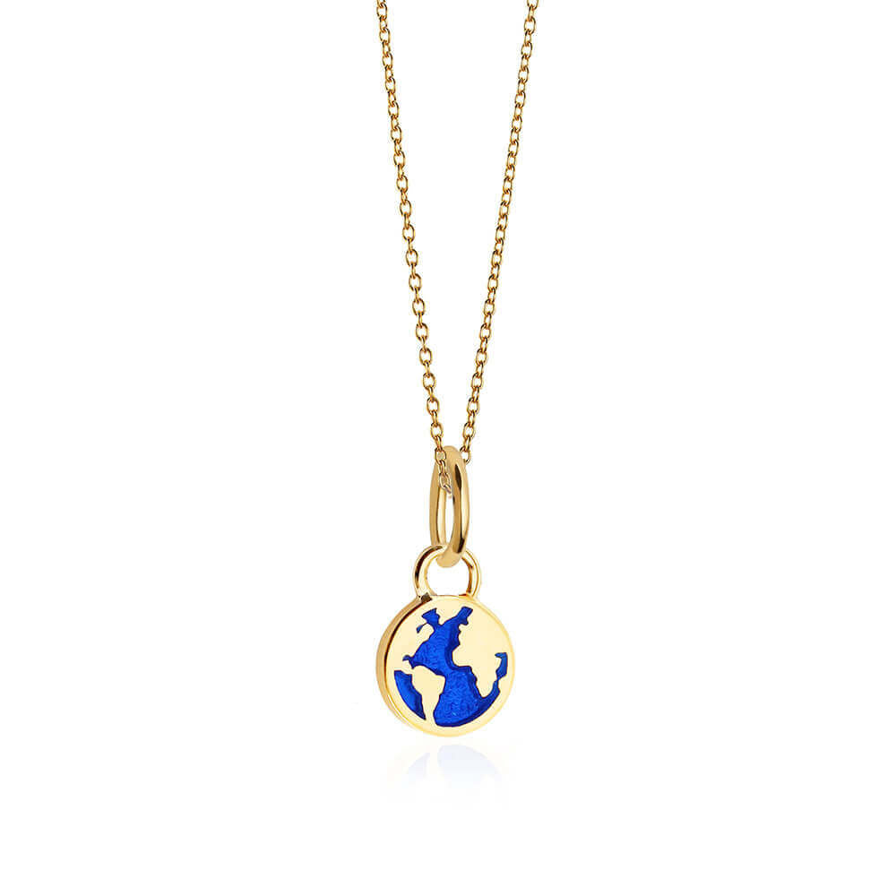 Stunning Triple Layered Gold World Necklace For Women and Girls