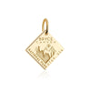 gold vermeil solid gold engraved bryce canyon national park utah charm