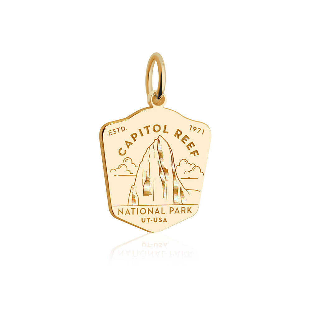 gold vermeil solid gold capitol reef national park charm