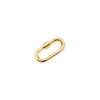Charm Holder, Large Gold Carabiner