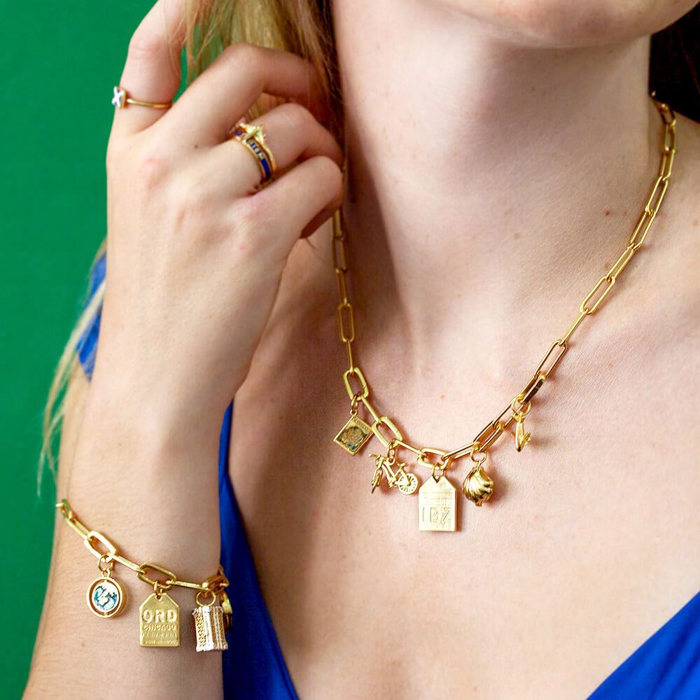 The Clip Charm Bracelet, Gold – JET SET CANDY