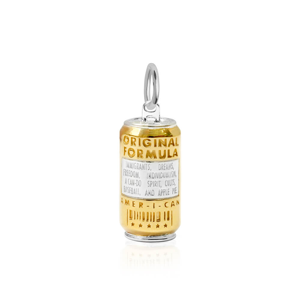 Amer-I-can Soda Charm Gold