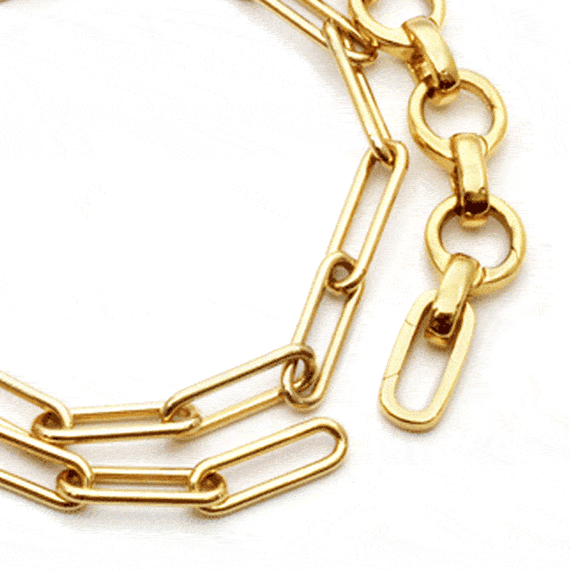 The Convertible Choker, Gold 14