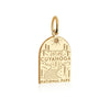 gold vermeil solid gold engraved cuyahoga national park charm