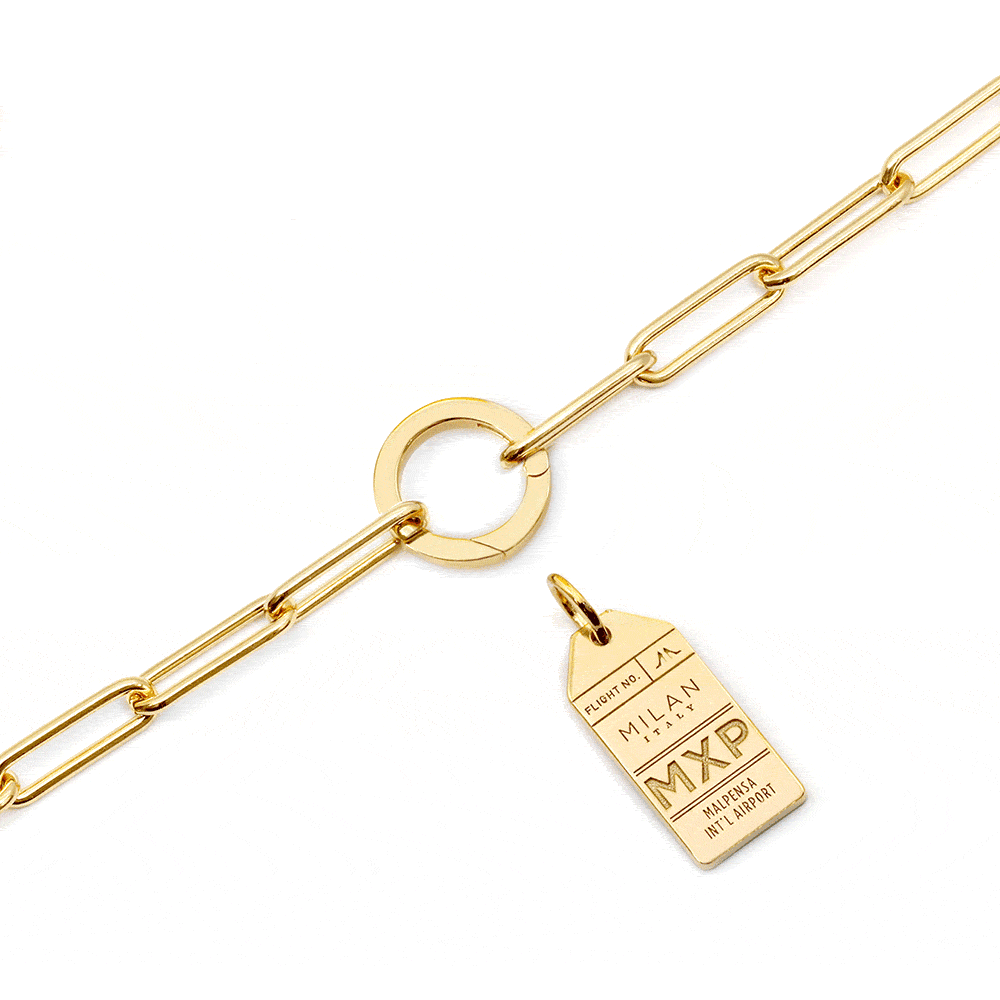 The Daily 360 Charm Necklace, Gold