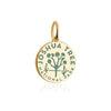 Joshua Tree National Park Charm, Solid Gold Enamel