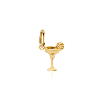 Margarita Charm, Solid Gold Mini