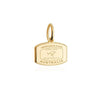 Australia Passport Stamp Charm, Solid Gold Mini