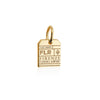 Florence FLR Luggage Tag Charm, Gold Mini