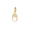 Hamsa Hand Charm, Gold Mini