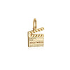 Hollywood Clapboard Charm, Gold Mini