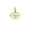 Honduras Passport Stamp Charm, Gold Mini