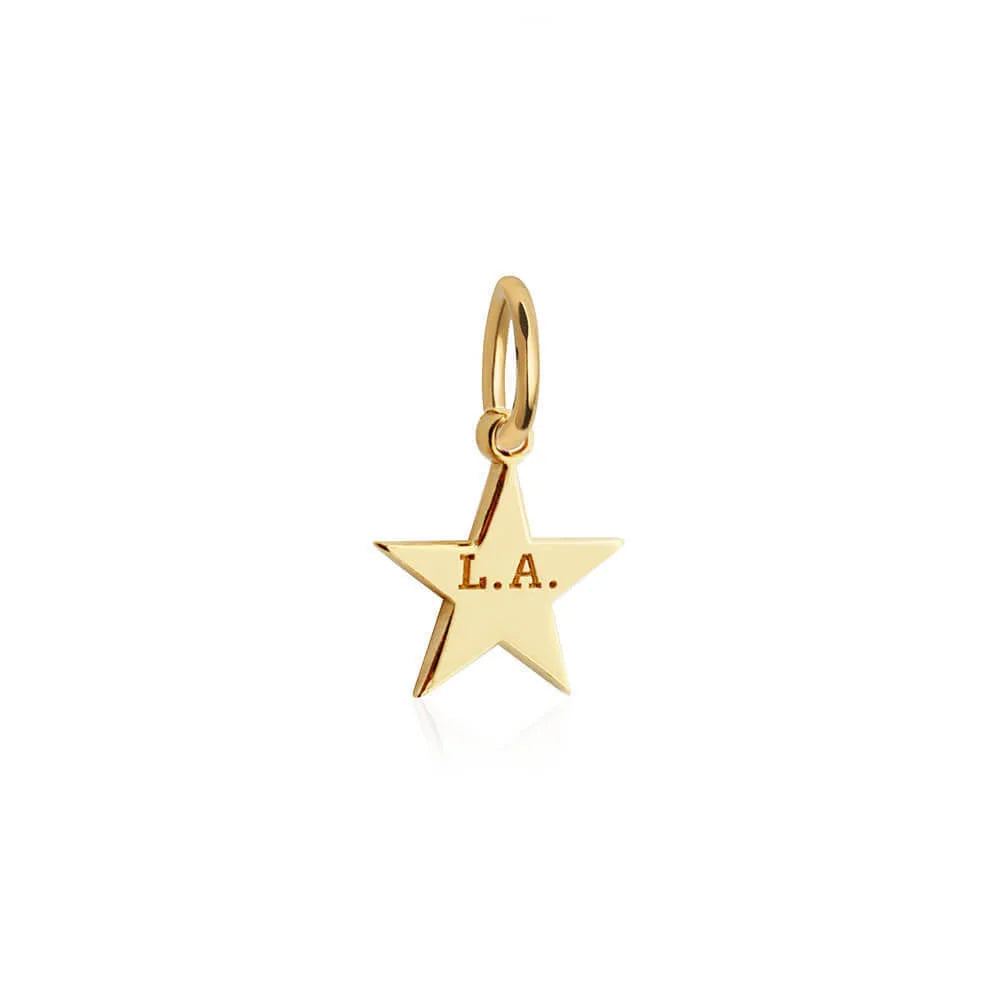 L.A. Star Charm, Gold Mini