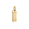 London England LHR Luggage Tag Charm,Solid Gold Mini