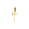 Palm Tree Charm, Tall Gold Mini