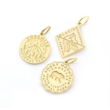 National Park Charms, Gold